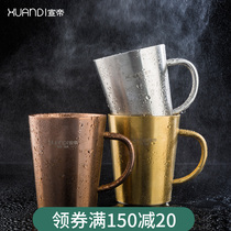 Xuandi 304 stainless steel water cup insulation cup household with handle coffee cup tea anti-hot tea cup men and women
