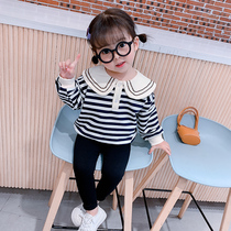 Girl set 2021 new autumn children Korean version of foreign-style clothes children autumn female treasure Net red two-piece set
