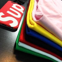 Mr tang summer cotton color round neck short sleeve TEE base shirt cylinder solid color short T men and women couples