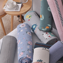 South Korea Pure Cotton Bed Cover single sided Dual-use Student Dormitory Upper Four Seasons Universal New Year All-cotton Quilted Linen