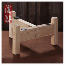 Xidi household new small grinding disc solid wood shelf Fir wood specifications complete small stone grinding wood shelf