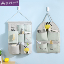 Large Capacity Wall Hanging Fabric Door Back Organizer Hanging Wall Storage Pocket Wall Hanging Bag