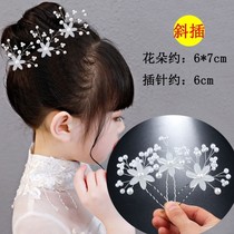 Princess Latin Dance Clip little girl head jewelry dancing hairpin children pin ancient style fairy hair accessories hair insert