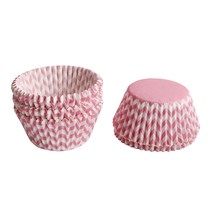 100pcs rolled round paper cup Cake paper cup Paper holder Oil pad paper Baking anti-oil type Small medium anti-oil