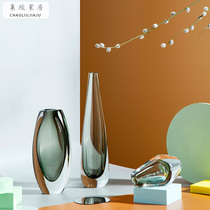 2020 new simple modern Vase ornaments model room soft home accessories living room creative crafts flower Ware