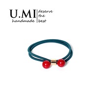 Head Rope Hairband Hair Corset Rubber Band Cherry Knot Korean hipster Simple Personality Pony Tail Hair Ware Headwear