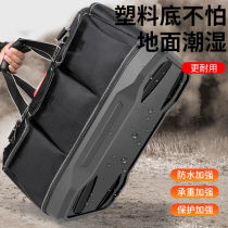 Portable kit multifunctional maintenance installation canvas large padded wear-resistant bag portable small electrician wood men
