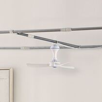 Telescopic rod tube bracket Mosquito net pole root middle dormitory accessories Breeze fan hanging ceiling fan crossbar bed curtain