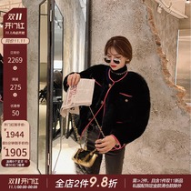 CC fur Korean drama female PD imported Tuscan fur coat female young short winter