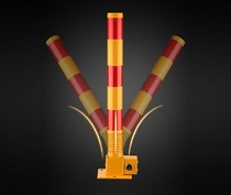 Jiajie Stall Parking Place Lock Parking Space Upright Pile Spring With Column Lock Thickened Anticollision Placeholder Lock Garage Lock