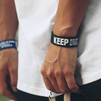 Faith series wide version creative bracelet original MF parkour sports big wrist band silicone basketball tide skateboard fitness