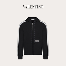 VALENTINO VALENTINO Mens Black VLTN TAG Hood Sweat