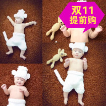 Baby 100 Days Photos Clothes Baby 100 Days Photos Full Moon Photos Costumes Children Photography Photo Monkey Styling