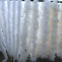 Factory direct sales DIY handmade feather turkey wool strips fluff strips feather strips hair bands auto parts materials