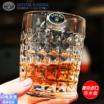 Czech BOHEMIA IMPORTED CRYSTAL CUP GLASS WHISKY CUP JUICE WATER GLASS Wine Polo Wine Glass Home Suit
