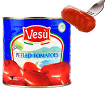 Italian original imported visuo Vesu peeled eggplant peeled whole tomato 2 55KG Pizza Pasta Tomato Sauce