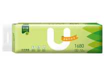 Yonghui preferred excellent song flexible coreless roll paper toilet paper household toilet paper 3 layer 1680g12 Roll 2 lift