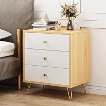 Bed Head Cabinet Minimalist Modern Light Lavish Bedside Cabinet Small Collection Cabinet Locker Bedroom Small Cabinet Shelve