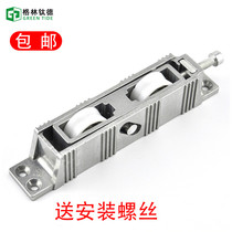 Roto pulley broken bridge aluminum sliding door pulley aluminum alloy sliding door pulley pulley aluminum alloy window pulley double wheel