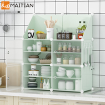 Simple assembly cupboard household cabinet storage cabinet storage locker multifunctional economical kitchen storage side cabinet