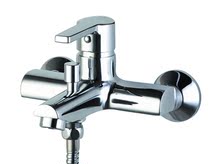 HCG Hecheng Bathroom BF0206-CP Wall-mounted single-handle All-copper bathtub shower hose set faucet