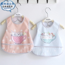 Rice bean queer Four Seasons light baby bib cover waterproof children eating clothes cotton breathable baby clothes