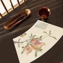 Sector Dining Cushion Table Mat Round Table Leather New Chinese Cutlery West Dining Mat Waterproof Anti-Oil Insulation Home Dinner Plate Mat