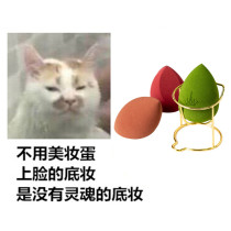 Make-up eggs do not eat powder Make-up eggs puff sponge wet and dry dual-use ultra-soft do not eat makeup send shelf set