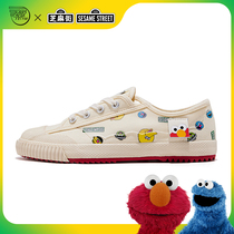 feyue Leaps Sesame Street Joint Sails Shoes 2022 Spring Summer New Low Bunch 100 Hitch Casual Shoes Women Shoes