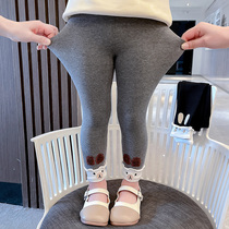 Girl Beats Bottom Pants Spring Dress Outside Wearing Thin Section 2022 Spring Children Han Edition Foreign Air Mesh Red Trendy Female Baby Pants