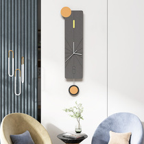 Net red creative clock wall clock Living room Simple modern art Light luxury clock Nordic home personality decoration hanging wall