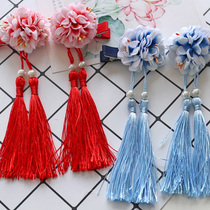 Vintage headdress classical jewelry vintage style silk flower tassel ancient festive girl Hanfu 2020 hair accessories clip