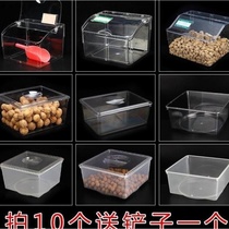 Acrylic dried fruit box for selling melon seeds with lid small box square storage box large