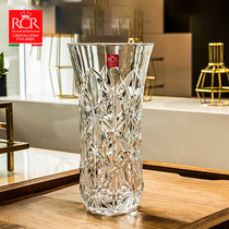 New Italian RCR imported European-style crystal glass vases flower arrangement water peels modern living room table swing pieces