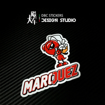 MotoGP 93 Little Ant Marquez Marquis Motorcycle Sticker Waterproof Reflective Decal Sticker