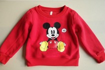 Big clearance kids boys and girls baby fleece casual pullover cartoon sweater