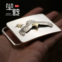 Bull blunt precision Takaqiao Golden Hawk Gold Ray Belt Closed 925 Silver 18K Gold Indian Style Accessories