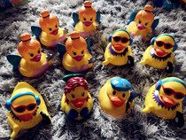 American genuine brand baby children baby swimming bath toys professional big yellow duck pinch pinch bark