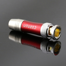 Konon BNC welding head 75 Euro Q9 gold plated plug digital standard definition signal metal housing red BQ-SDI