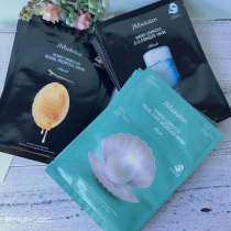 JM marine pearl mask trilogy JM water light honey mask moisturizing a box of seconds hair