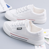 2021 spring canvas shoes women shoes ulzzang wild students new white shoes summer board shoes spring and autumn explosion