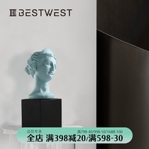 BEST WEST Venus Bust Light Luxury Ornaments Home Living Room Exhibition Hall Soft Decoration Crafts Creative