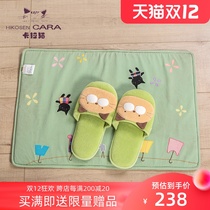 HIKOSEN Carla cat mat cute cat Japanese cotton room slippers minimalist girly carpet