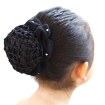  South Korea imported childrens dance ballet headdress hair accessories girl childrens princess dancing big brunette net bun head flower