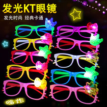 New products KT Cat Luminous Glasses Bar Festival Christmas Party Supplies Hot Pins FLASH TOY GROUND -