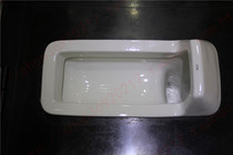 HCG and Chengdu works with C132 squatting pan squatting toilet ceramic squat toilet with blocked head S water trap and deodorant