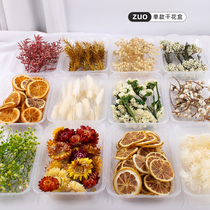 ZUO Advanced Natural Dried Flower diy Material Package Flower Box Gypsophila Rose Eucalyptus Leaf Real Flower Decoration