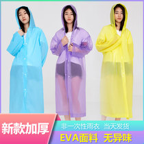 Raincoat Travel Hiking Clear Outdoor Padded Unisex Portable Eva Raincoat