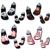 South Korea sandals men and women Diving Snorkeling wading swimming shoes soft shoes non-slip anti-cut red foot skin shoes