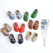 Daddys home spot Australia old soles children super good wearing Baotou toddler sandals 118 multi-color 99